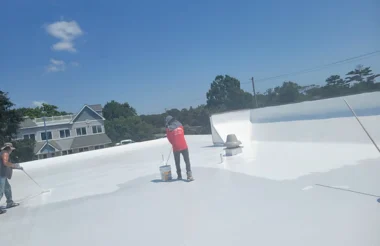 Commercial Roofing progress